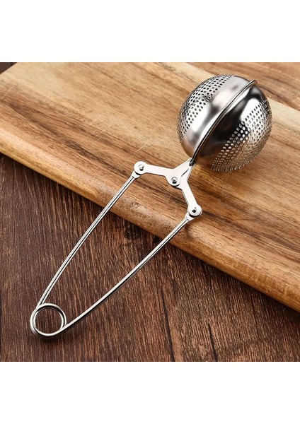 D Çapı 6.5cm Tarzı Örgü Çay Süzgeci Paslanmaz Çelik Çay Demlik Yeniden Kullanılabilir Metal Çay Poşeti Filtre Gevşek Yaprak Yeşil Çay Süzgeç Kupa Demlik Teaware Için (Yurt Dışından)