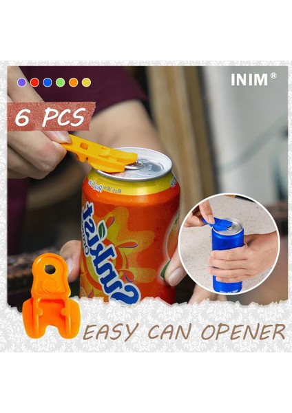 Rastgele Stile Göre 6 Adet Renk Sueea® Kolay Konserve Açacağı Ack Mutfak Gereçleri Plastik Elde Taşınabilir Bira Kola Içecek Içecek Açacağı Şişe Açacağı (Yurt Dışından) fiyatları