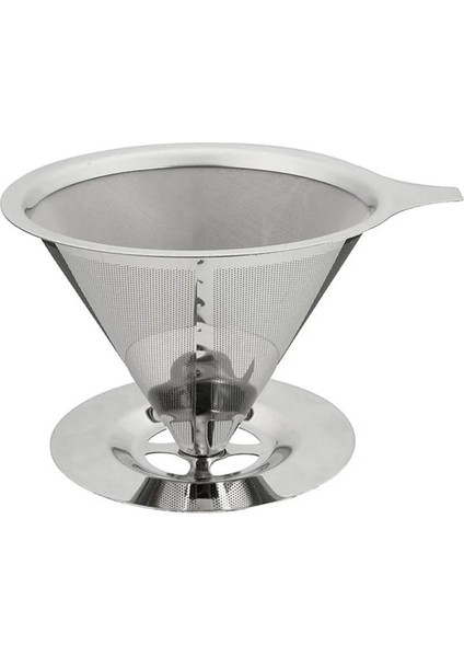 Bir Stil Yeniden Kullanılabilir Kahve Filtresi Tutucu Paslanmaz Çelik Damla Kahve Filtreleri Huni Metal Örgü Kahve Çay Filtre Sepeti Araçları (Yurt Dışından) modelleri