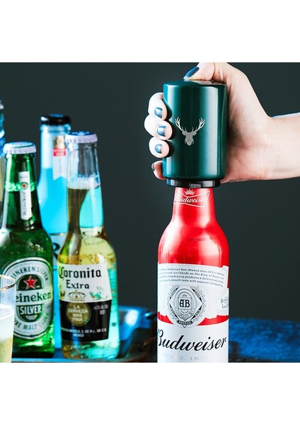 Mavi Stil Manyetik Bira Şişe Açacağı Otomatik Bira Açacağı Paslanmaz Çelik Şarap Soda Kap Açacağı Partiler Için Bira Aksesuarları Barlar Hediye (Yurt Dışından) modelleri
