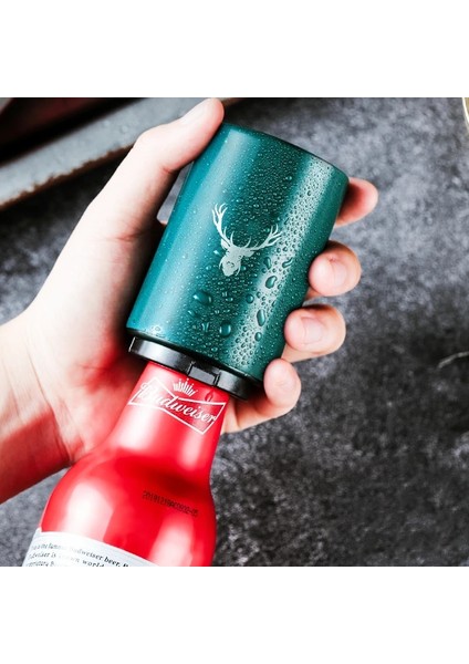 Mavi Stil Manyetik Bira Şişe Açacağı Otomatik Bira Açacağı Paslanmaz Çelik Şarap Soda Kap Açacağı Partiler Için Bira Aksesuarları Barlar Hediye (Yurt Dışından) indirimleri