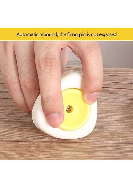 Beyaz Stil 1 Adet Haşlanmış Yumurta Delici Delik Ayırıcı Aracı Yumurta Delici Sert Haşlanmış Yumurtalar Için Yumurta Prickers Yumurta Ayırıcı Aracı Sıcak Yumurta Şekli Gadget'ı (Yurt Dışından)