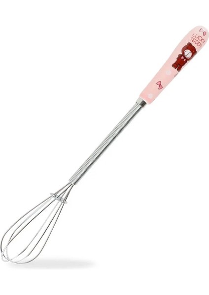 Pembe Tarzı Mini Yumurta Çırpıcı El Küçük Çırpma Kahvesüt Köpürtücü Çırpma Tel Kırbaç Mini Balon Çırpma Pişirme Metal Yumurta Aracı Pişirme (Yurt Dışından)