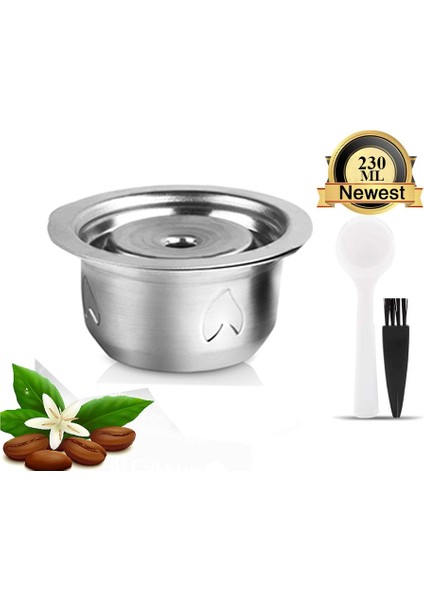 Menekşe Tarzı 230ML Icafilasıcafilas Stianless Çelik Yeniden Kullanılabilir Büyük Cup Nespresso Vertuo Kahve Kapsül Filtresi Espresso Vertuoline (Yurt Dışından) fiyatları