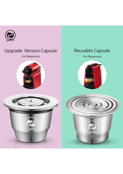 Kurcalama Stili Nespresso Doldurulabilir Pod Için Icafilas Paslanmaz Çelik Kapsül Espresso Kahve Filtreleri ve Dış Müdahale Ile Uyumlu (Yurt Dışından) fırsatları
