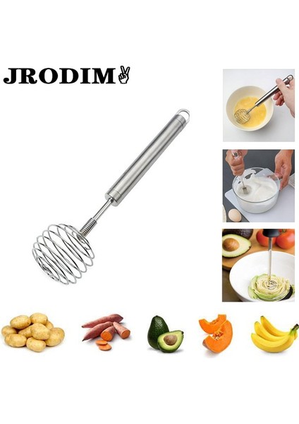 Gösterilen Stil Gibi Çok Amaçlı Yumurta Çırpma Yumurta Çırpıcı Köpürtücü Blender Çelik Spiral Şekli Patates Ezici Püre Suyu Makinesi Mutfak Aletleri Aksesuarları (Yurt Dışından) fırsatları