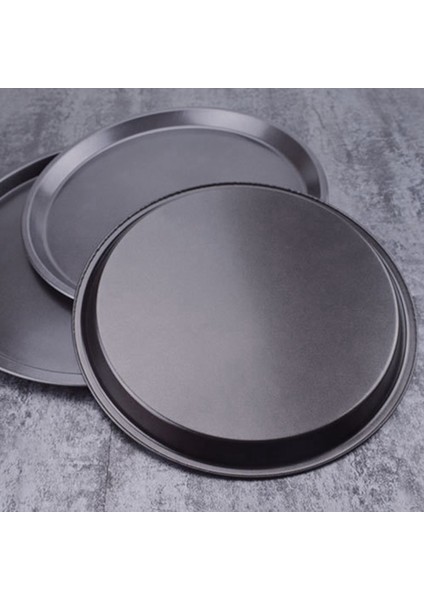 KN7534BK-14 Stili Izza Plaka Tava Yapışmaz Pizza Tabağı Karbon Çelik Pişirme Pasta Tavası Yuvarlak Dzza Pan Dıy Fırın Tepsisi Kalıbı (Yurt Dışından)