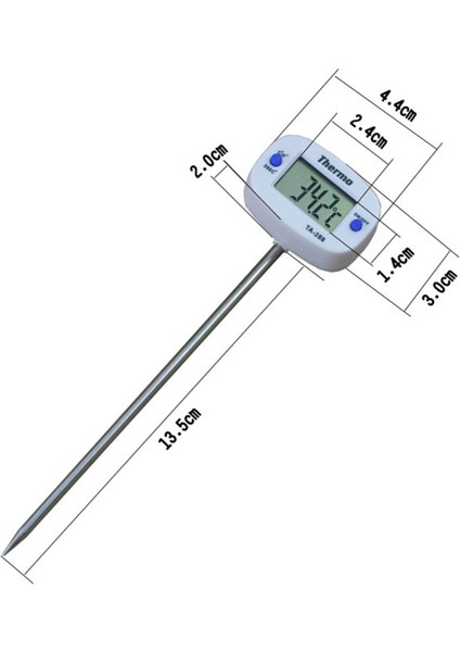 B Tarzı TP300 Gıda Termometresi Mutfak Termometresi Barbekü Elektronik Fırın Termometre Et Suyu Süt Pişirme Gıda Probu Mutfak Aletleri (Yurt Dışından) fırsatları