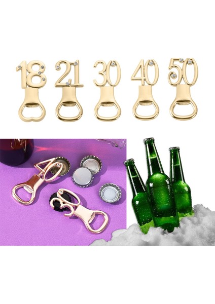 30. Stil Şekil Yaş Doğum Günü Metal Şişe Açacağı Parti Konuk Hediyelik Eşya Için Dönüş Hediyeleri Evlilik Yıldönümü Bira Açacağı (Yurt Dışından)