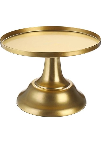 Pembe Tarzı 8 Inç Ev Partisi Ekran Tutucu Düğün Dekoratif Demir Doğum Günü Yuvarlak Tepsi Tatlı Fondan Masaüstü Ikindi Çayı Kek Standı (Yurt Dışından) fiyatları