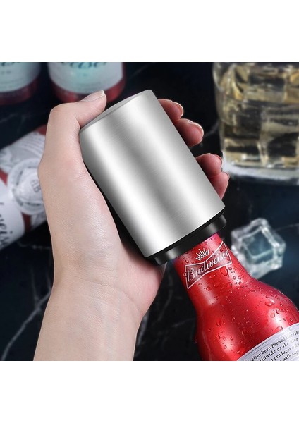 Altın Tarzı Paslanmaz Çelik Bira Şişe Açacağı, Manyetik Otomatik Pres Kapak Açacağı, Soda Kapağı Açacağı Taşınabilir Bar Aletleri Mutfak Aksesuarları (Yurt Dışından) fiyatları