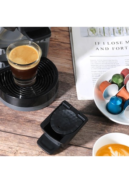 3 Adet Tarzı Nespresso Yeniden Kullanılabilir Kahve Makinesi Aksesuarları Için Kapsül Adaptörü Kapsüller Dolce Gusto ile Uyumlu Dönüştürme (Yurt Dışından)