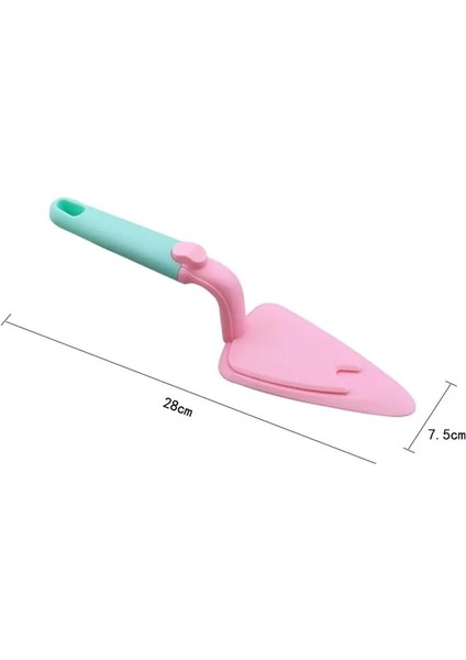 Çoklu Stil 1 Adet Kek Pizza Kürek Tereyağı Peynir Tatlı Çatal Bıçak Takımı Bakeware Kek Spatula Aracı Pişirme ve Pasta Spatulaları Basılabilir Kek Pasta Sunucusu (Yurt Dışından)