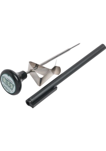 No.1 Tarzı Dijital Et Gıda Termometresi Paslanmaz Çelik Klipsli Sıvı Şeker Derin Kızartma (Yurt Dışından)