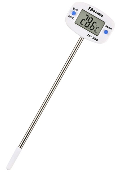 Dijital LCD Gıda Barbekü Et Çikolata Fırın Pişirme Probu Termometre TA-288 Mutfak Termometresi (Yurt Dışından)