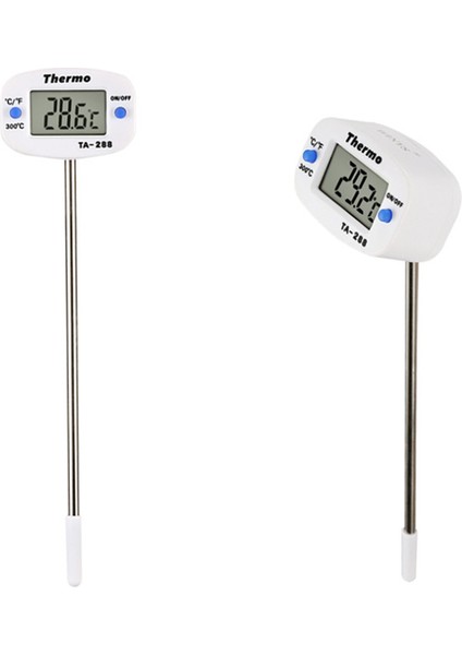 Dijital LCD Gıda Barbekü Et Çikolata Fırın Pişirme Probu Termometre TA-288 Mutfak Termometresi (Yurt Dışından) fiyatları