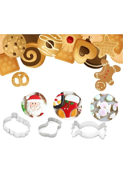 Açık Yeşil Tarzı Noel Karikatür Hayvan Paslanmaz Çelik Çerez Kesici Kalınlığı Meyve Kesme Kalıp Cupcake Damga Kalıp Mutfak Pişirme Araçları (Yurt Dışından) indirimleri