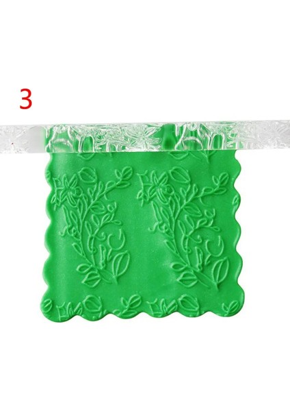 No.3 Tarzı Yeni 21 Stil Akrilik Oklava Tasarlanmış Fondan Kek Izlenim Haddeleme Astry Rulo Kabartma Pişirme Araçları (Yurt Dışından)