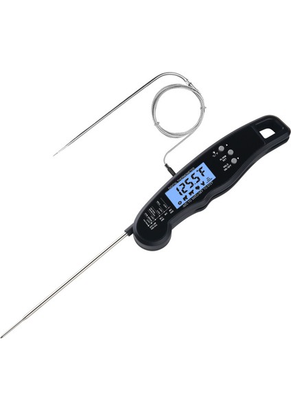 Kırmızı Yeni Stil Su Geçirmez Gıda Elektronik Termometre Yeni Et Barbekü Termometresi Çift Iğne Katlanır Mutfak Pişirme Termometresi Araçları (Yurt Dışından) fırsatları