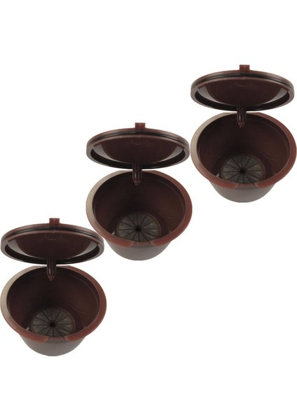 Beyaz Stil Yeniden Kullanılabilir Kahve Kapsül Filtre Fincan Nescafe Dolce Gusto Için Doldurulabilir Kapaklar Kaşık Fırça Filtre Sepetleri Pod Yumuşak Tat Tatlı (Yurt Dışından) fiyatları