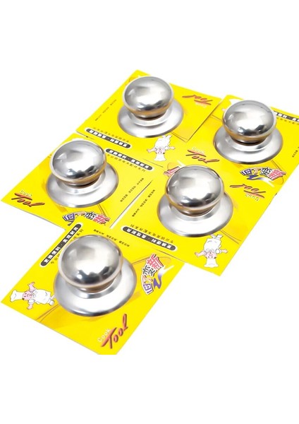 Renk Rastgele 1 Adet Tarzı Home Gümüş Ton Metal Tabanlı Tencere Kapak Düğmesi Çapı 5.8*3.2cm (Yurt Dışından) modelleri