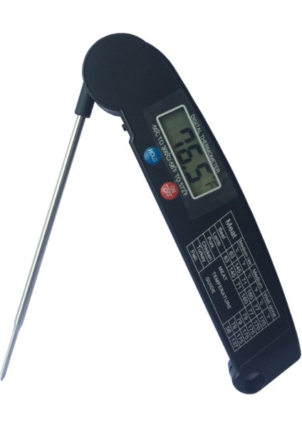 Siyah Stil Sıcak Satış Dijital Mutfak Gıda Termometresi Et Su Süt Pişirme Gıda Probu Barbekü Elektronik Fırın Termometre Mutfak Aletleri (Yurt Dışından)