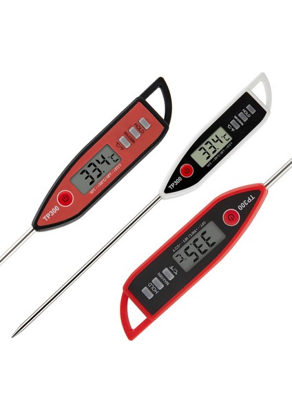 Beyaz -3 Tarzı TP300 Gıda Dijital Termometre Mutfak Barbekü Probu Et Su Süt Ev Pişirme Elektronik Fırın Termometre Ölçer Araçları (Yurt Dışından) fiyatları