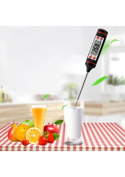 TP101 Stili Yeni Mutfak Dijital Pişirme Termometresi Gıda Et Anında Okuma Termometresi Araçları Barbekü Izgara Gıda -50 T Derecesi (Yurt Dışından) indirimleri
