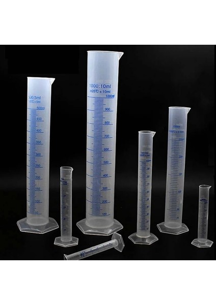 250ML Tarzı Yüksek Li Ölçme Silindiri Laboratuvar Testi Mezun Sıvı Deneme Tüpü Kavanoz Aracı Kimya Laboratuvar Ekipmanları ml (Yurt Dışından)
