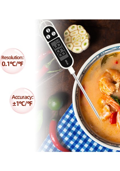 Lot TP300 Gıda Termometresi Mutfak Termometresi Gıda Probu Barbekü Fırın Termometre Et Su Süt Pişirme Için Mutfak Aletleri (Yurt Dışından) modelleri