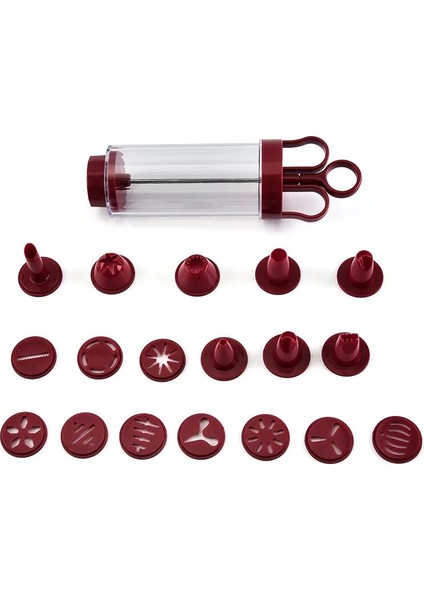 Stil 1 Stil 2 Styles Cake Cream Decorating Gun Set Nozzles Flower Piece Suit Pastry Cookie Syringe Muffin Dessert Extruder Kitchen Tools (Yurt Dışından)