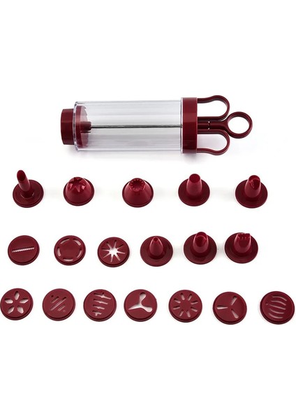 Stil 1 Stil 2 Styles Cake Cream Decorating Gun Set Nozzles Flower Piece Suit Pastry Cookie Syringe Muffin Dessert Extruder Kitchen Tools (Yurt Dışından) fiyatları