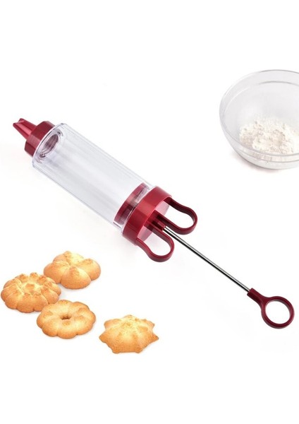 Stil 1 Stil 2 Styles Cake Cream Decorating Gun Set Nozzles Flower Piece Suit Pastry Cookie Syringe Muffin Dessert Extruder Kitchen Tools (Yurt Dışından) fırsatları
