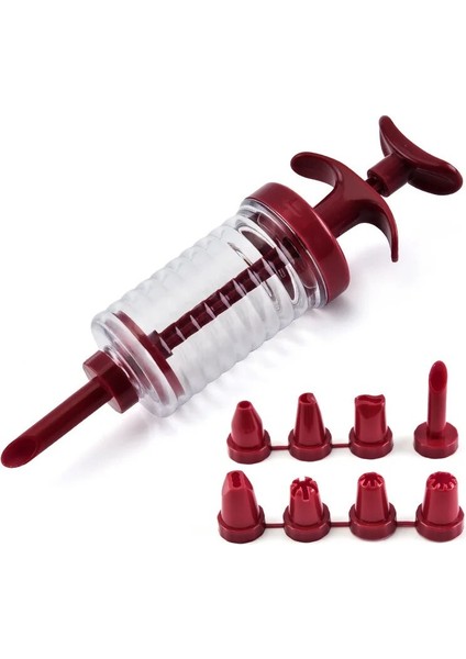 Stil 1 Stil 2 Styles Cake Cream Decorating Gun Set Nozzles Flower Piece Suit Pastry Cookie Syringe Muffin Dessert Extruder Kitchen Tools (Yurt Dışından) indirimleri