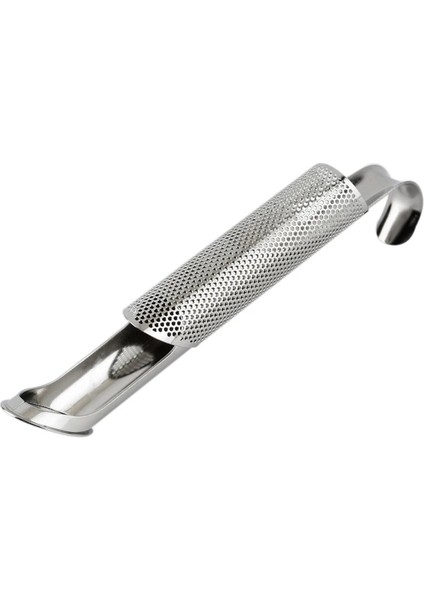 Gümüş Tarzı Çay Süzgeci Inanılmaz Paslanmaz Çelik Çay Demlik Boru Tasarımı Dokunmatik Iyi Hissedin Tutucu Aracı Çay Kaşığı Demlik Filtresi (Yurt Dışından)