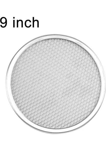 9 Inç Tarzı Alüminyum Çelik Yapışmaz Pizza Taşları Pizza Tavası Pizza Fırın Tepsisi Tepsi Örgü Tepsi Plaka Yemekleri Bakeware Pişirme Araçları 6- (Yurt Dışından)