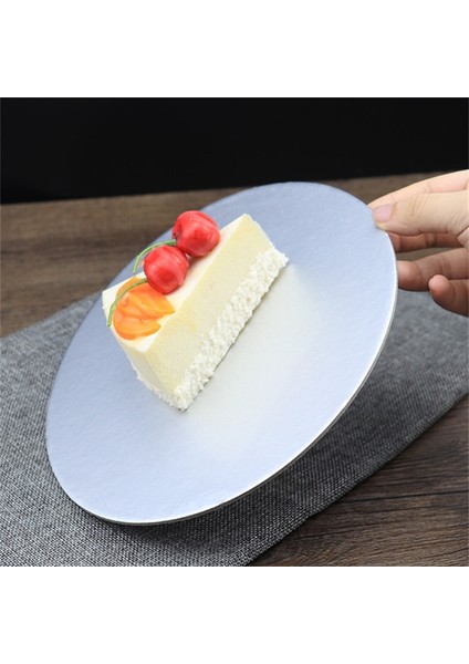 Gümüş 10 Adet Tarzı 12CM Yuvarlak Kek Panoları Yapışmaz Mousse Kağıt Daire Tabanı Karton Kağıt Mousse Cupcake Kek Tepsisi Pedi Için (Yurt Dışından)
