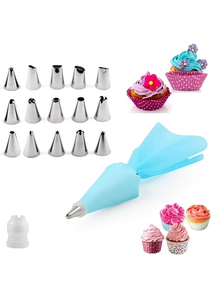 Set1 Stili Pasta Torbası Pasta Kek Dekorasyon Araçları Şekerleme Ekipmanları Araçlar Aksesuarlar Cupcake Fırın Pişirme Nozulları Malzemeleri Için (Yurt Dışından) modelleri