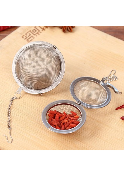 5.3cm M Tarzı Paslanmaz Çelik Küresel Çay Süzgeç Çeşni Filtresi Katı Baharat Artık Filtre Çay Makinesi Net Çay Seti Aracı 3 Boyut Mevcuttur (Yurt Dışından) fiyatları
