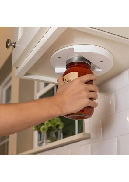 1 Adet Elektrikli Beyaz Stil Kavanoz Açacağı Çok Fonksiyonlu Kapak Açacağı Dolap Altında Profesyonel Kapaklı Kutular Hızlı Açıcı Her Boyuta Uygun Basit Kullanışlı Mutfak Aleti (Yurt Dışından) fiyatları