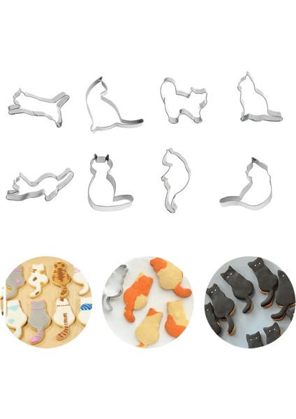 5 Adet Tarzı Çerez Kesici Kek Araçları Pişirme Kalıbı Paslanmaz Çelik Sevimli Hayvan Bisküvi Bakeware Pasta Dekorasyon Pişirme Mutfak Aksesuarları (Yurt Dışından) fiyatları