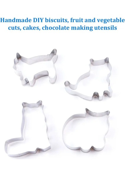 5 Adet Tarzı Çerez Kesici Kek Araçları Pişirme Kalıbı Paslanmaz Çelik Sevimli Hayvan Bisküvi Bakeware Pasta Dekorasyon Pişirme Mutfak Aksesuarları (Yurt Dışından) indirimleri