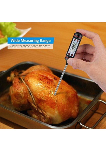 Siyah -4 Tarzı TP300 Gıda Dijital Termometre Mutfak Barbekü Probu Et Su Süt Ev Pişirme Elektronik Fırın Termometre Ölçer Araçları (Yurt Dışından) fırsatları