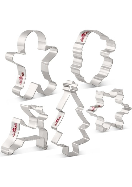 Noel 5pc Tarzı Kenıao Sonbahar Kış Tatili Kurabiye Kesici Seti - Cadılar Bayramışükran Gününoel Bisküvi Ekmek Pişirme Kalıbı - Paslanmaz Çelik (Yurt Dışından)