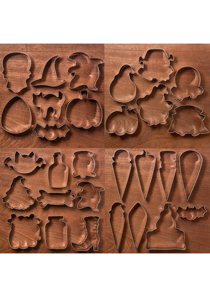 Noel 5pc Tarzı Kenıao Sonbahar Kış Tatili Kurabiye Kesici Seti - Cadılar Bayramışükran Gününoel Bisküvi Ekmek Pişirme Kalıbı - Paslanmaz Çelik (Yurt Dışından) fırsatları