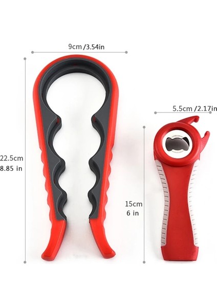 Yeşil Takımlar-2pc Stili 2 Adet Kapaklı Kavanoz Açacağı Seti Çok Fonksiyonlu Amaçlı Bira Şişe Açacağı Vidalı Kapaklı Kavanoz Konserve Açacağı Mutfak Gereçleri Alet (Yurt Dışından) fırsatları