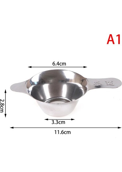 Koyu Haki Stili 1 Adet Yeniden Kullanılabilir Paslanmaz Çelik Çay Süzgeci Örgü Demlik Sepeti Gevşek Çay Yaprağı Demlik Kupa Demlik Teaware Için Ot Filtresi (Yurt Dışından)