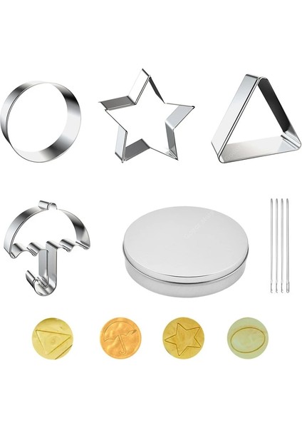 12 Adet Tarzı Kalamar Dalgona Şeker Hoeny Tarak Kalıp Şemsiye Yıldız Üçgen Rould Kalamar Kalıp Kurabiye Kek Kalıbı Pişirme Tatlılar Araçları Için (Yurt Dışından) fiyatları