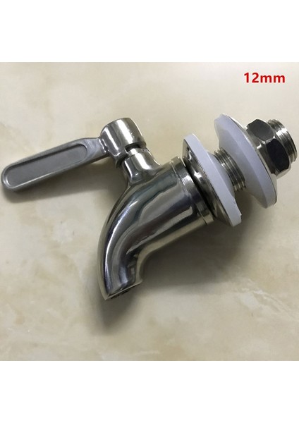 B 12MM Tarzı 1 Parça Paslanmaz Çelik Musluk Ev Varil Fermenter Şarap Bira Içecek Suyu Dispenseri Tıkaç Içecek Buzdolabı Şarap Stoper Için Dokunun (Yurt Dışından)