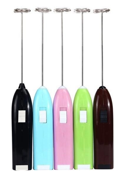 Mavi Stil Moda Sütlü Içecek Kahve Çırpma Mikser Elektrikli Yumurta Çırpıcı Frother Foamer Mini Kolu Karıştırıcı Pratik Mutfak Pişirme Aracı BK30 (Yurt Dışından)